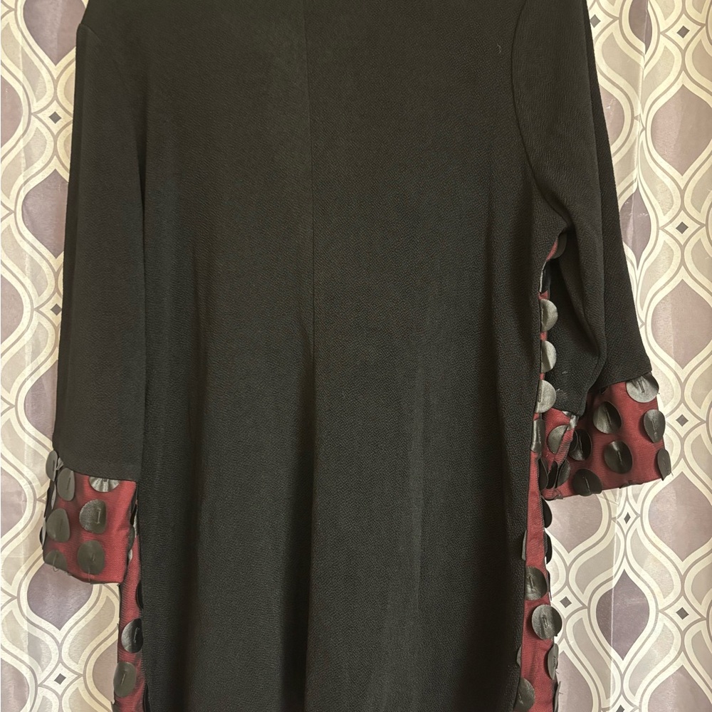 Dressy Dotted Single Button Jacket - image 3